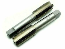 HSS 8mm x 0.75 Metric Taper and Plug Tap Right Hand Thread M8x0.75mm Pitch