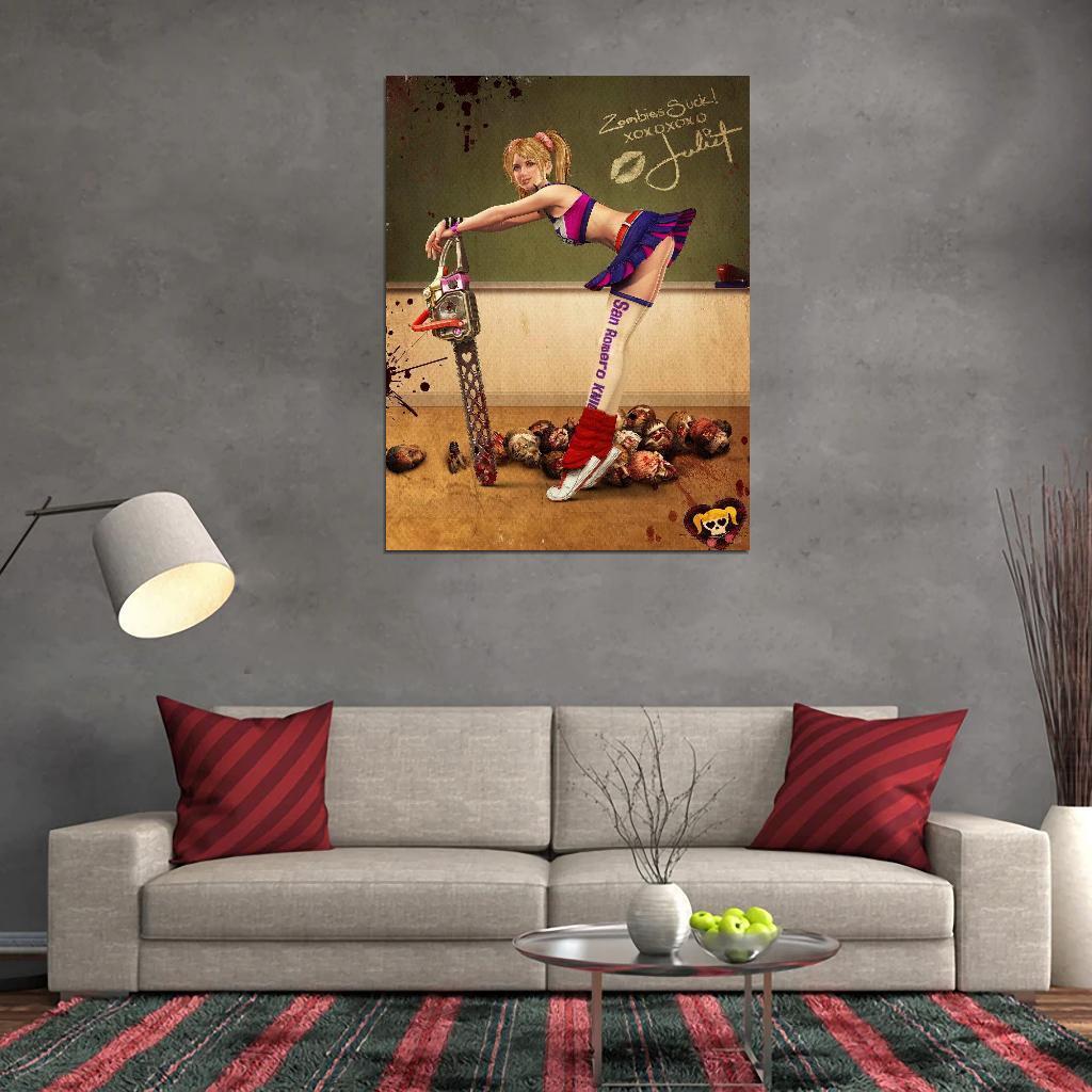 Lollipop Chainsaw Console Video Game Wall Art Home Decor - POSTER