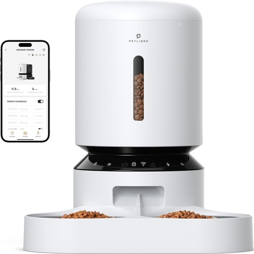 Automatic DUAL Cat Feeder 5G WiFi with App Control Blockage Sensor 10s