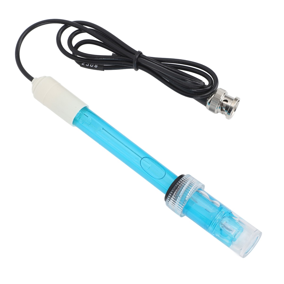 High-Accuracy PH Electrode Probe With BNC Connector (200cm Cable) - Replacement Sensor For PH Meters & Controllers