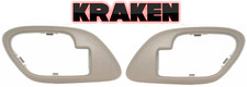 Inside Door Handle Bezels For Chevy Gmc Truck Tahoe Suburban 1995-1999 Tan Pair Inside Door Handle Bezels For Chevy Gmc Truck Tahoe Suburban 1995-1999 Tan Pair