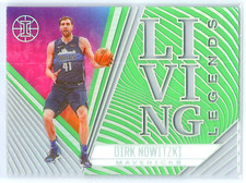Dirk Nowitzki 2020-21 Panini Illusions Living Legends Emerald #1