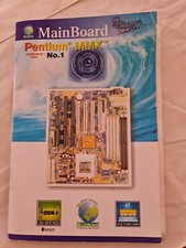 Pentium MMX Mainboard motherboard manual user guide book vintage