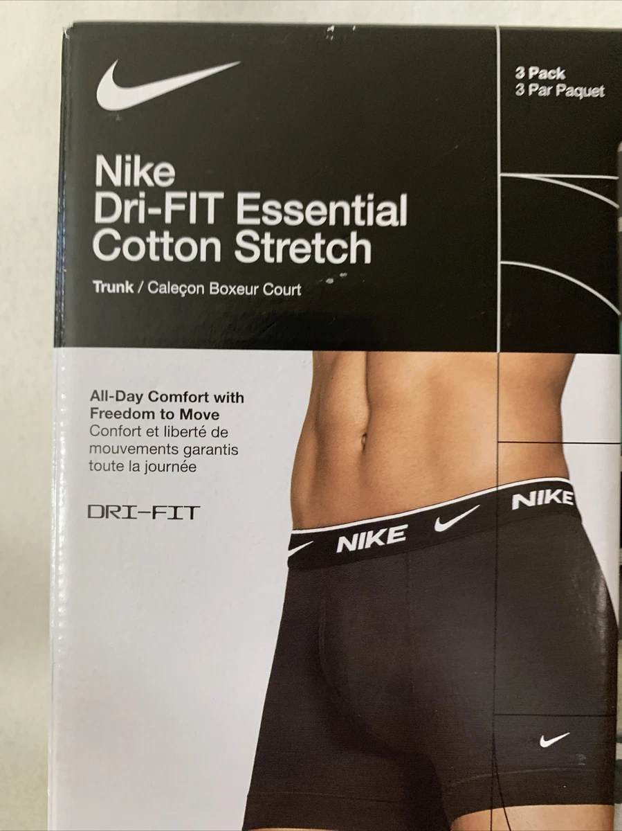 Nike Dri-FIT Essential Cotton Stretch Men's Long Boxer Briefs