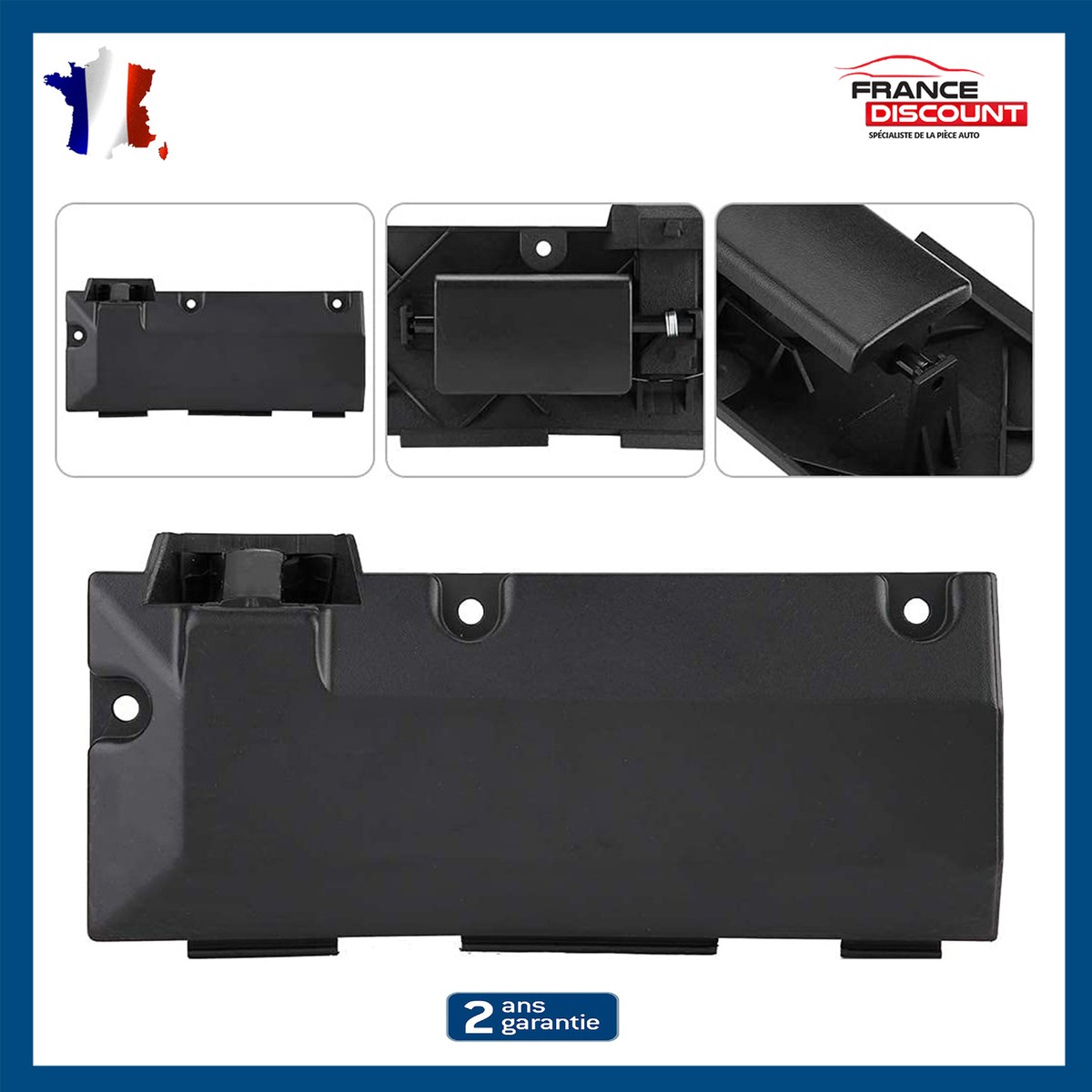 Poignée Boîte à Gants Ford Mondeo MK3 2000-2007 - Conduite Gauche, Noir