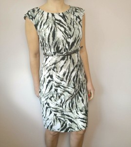 animal print pencil dress