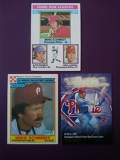 LOT OF 3 ONE- 1976 TOPPS  N.L. HOME RUN LEADERS 2ND 1984 TOPPS PURINA 3RD 2002 