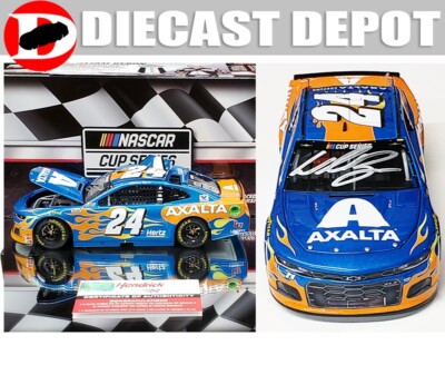 AUTOGRAPHED WILLIAM BYRON 2020 AXALTA SEA GLASS COLOR OF THE YEAR DUEL WIN 1/24