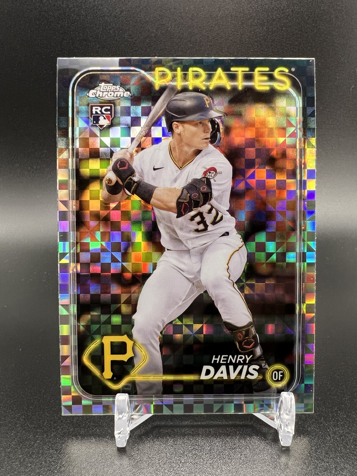 Henry Davis RC 2024 Topps Chrome X-Fractor Rookie Card Pirates - #260