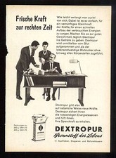 3w138/ Alte Reklame - ca. 1960 - DEXTROPUR - Brennstoff des Lebens