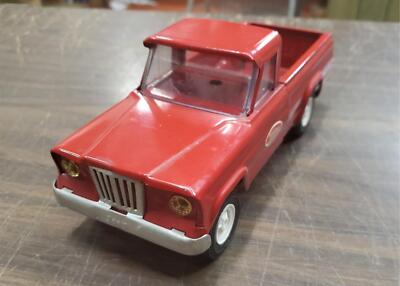 VTG Jeep Pick Up Red Truck 52030 Tonka opening tailgate works