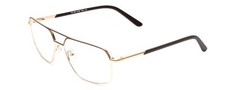 Calabria Big Tall 25 Panthos Reading Glasses 3.25 Matte Brown/Shiny Gold Men Wo