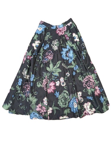 VTG Jessica Gunnies Gunne Sax Floral Prairie Skirt Quilted Vest Set Cottagecore - Picture 6 of 9