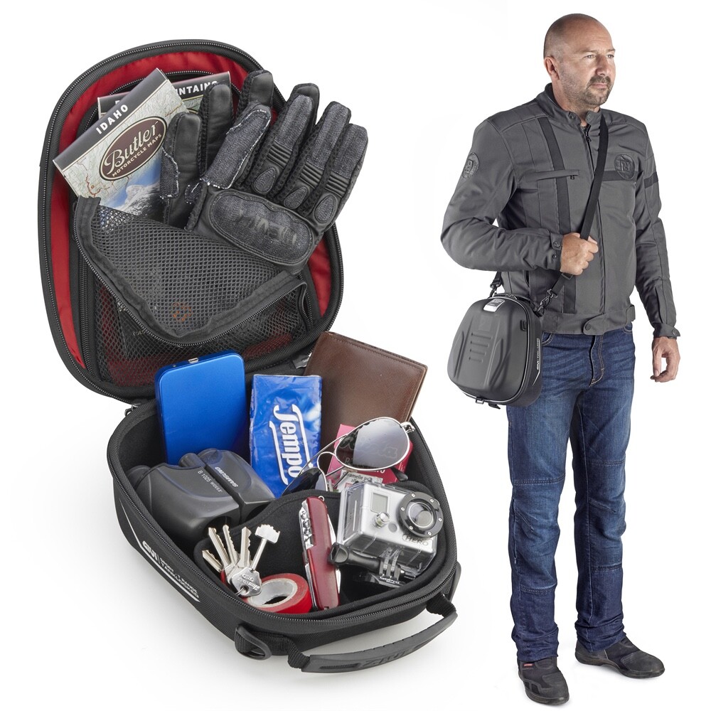 Givi ST605C Lockable Tanklock Tank Bag + BMW R1250GS, R1200GS, R1200R