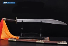 High Quality WUSHU Da Dao Broadsword Sword Sharp Damascus Steel Blade -Q7947
