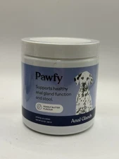 Pawfy Anal Glands, 6 Months+, Peanut Butter, 30 Chews, 4.5 oz (128 g)