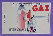 Buvard Eau Chaude Instantanée avec le GAZ, d'après BOB
