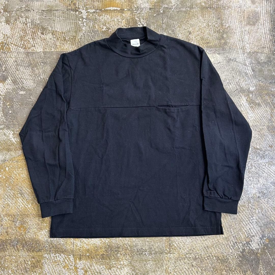 sage de cret Mock Neck Pocket T-Shirt Size L - Men's Fashion