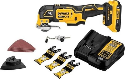 DEWALT 20V MAX XR Oscillating Multi-Tool Kit, Cordless, 3-Speed, (DCS356D1), New