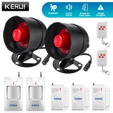 KERUI Full Wireless Security Suite Anti-Theft Alarm System for House Shop Garage