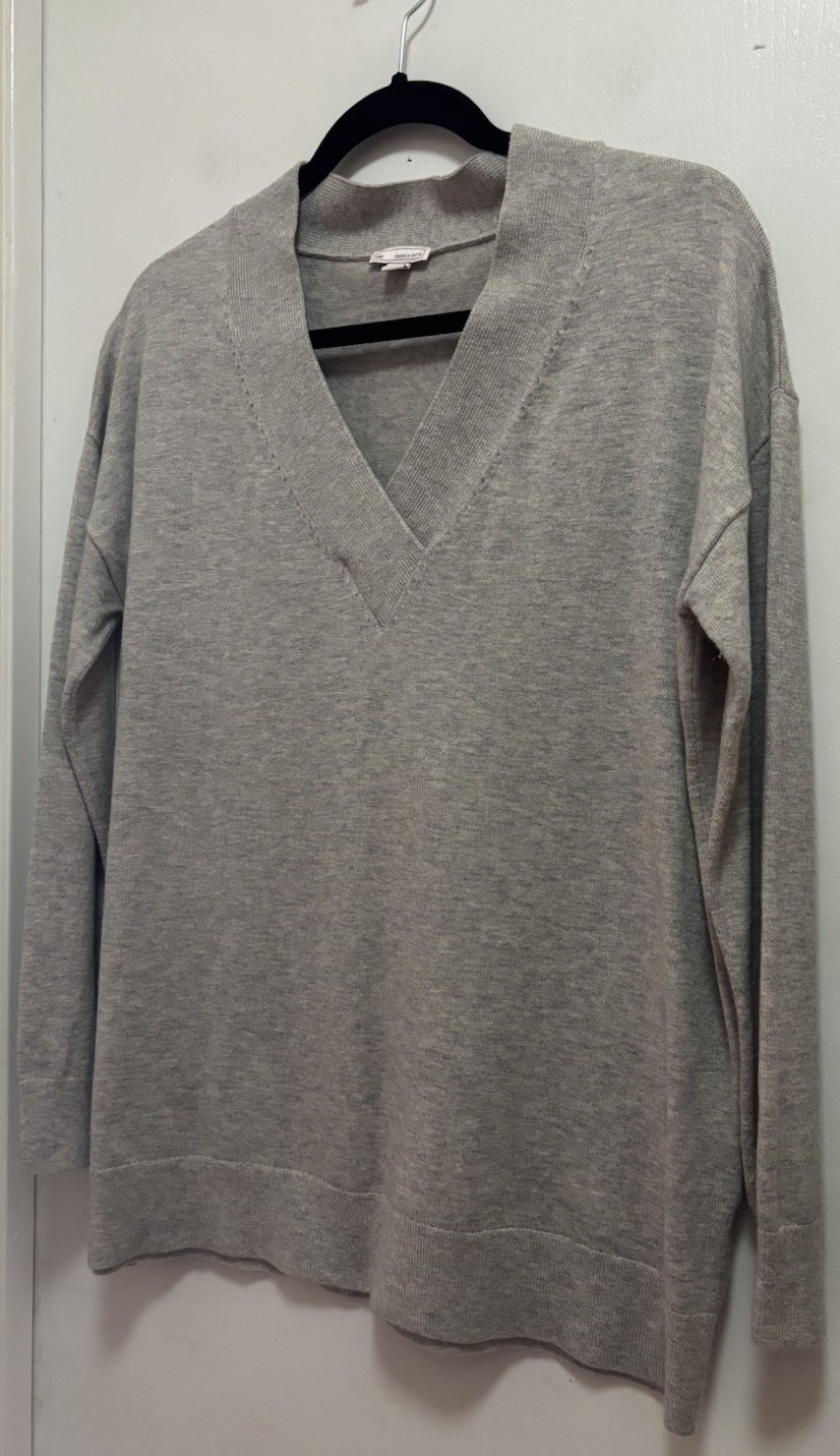 Gap Designed Crafted Wool Blend Heather Gray Beig… - image 2