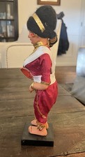 Vintage Handcrafted Indian Doll With Traditional Clothing. Beautiful 