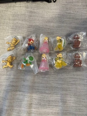Super Mario Capsule Toy Marker Set 10 Piece Collectible Figure Accessory Gift
