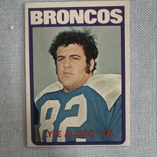 Topps 1972 Lyle Alzado Denver Broncos #106 Rookie Base Football Card. rookie card picture