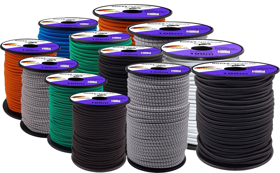 Expanderseil Gummiseil Ø4mm-12mm Gummischnur Gummi Seil Spannseil Made in DE