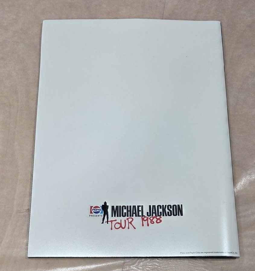 Michael Jackson Pepsi Bad Tour 1988 Private Souvenir Concert