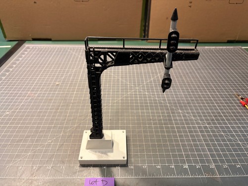 Tren Lionel O Nº Puente de señal voladizo base diecast 2931 ¡FUNCIONA! | Condition: Used