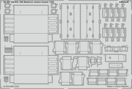 Eduard 36507 1/35 Sd.Kfz. 164 Nashorn Ammo Boxes