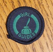 GirlGuiding Old Writer Girl Guides Interest Badge