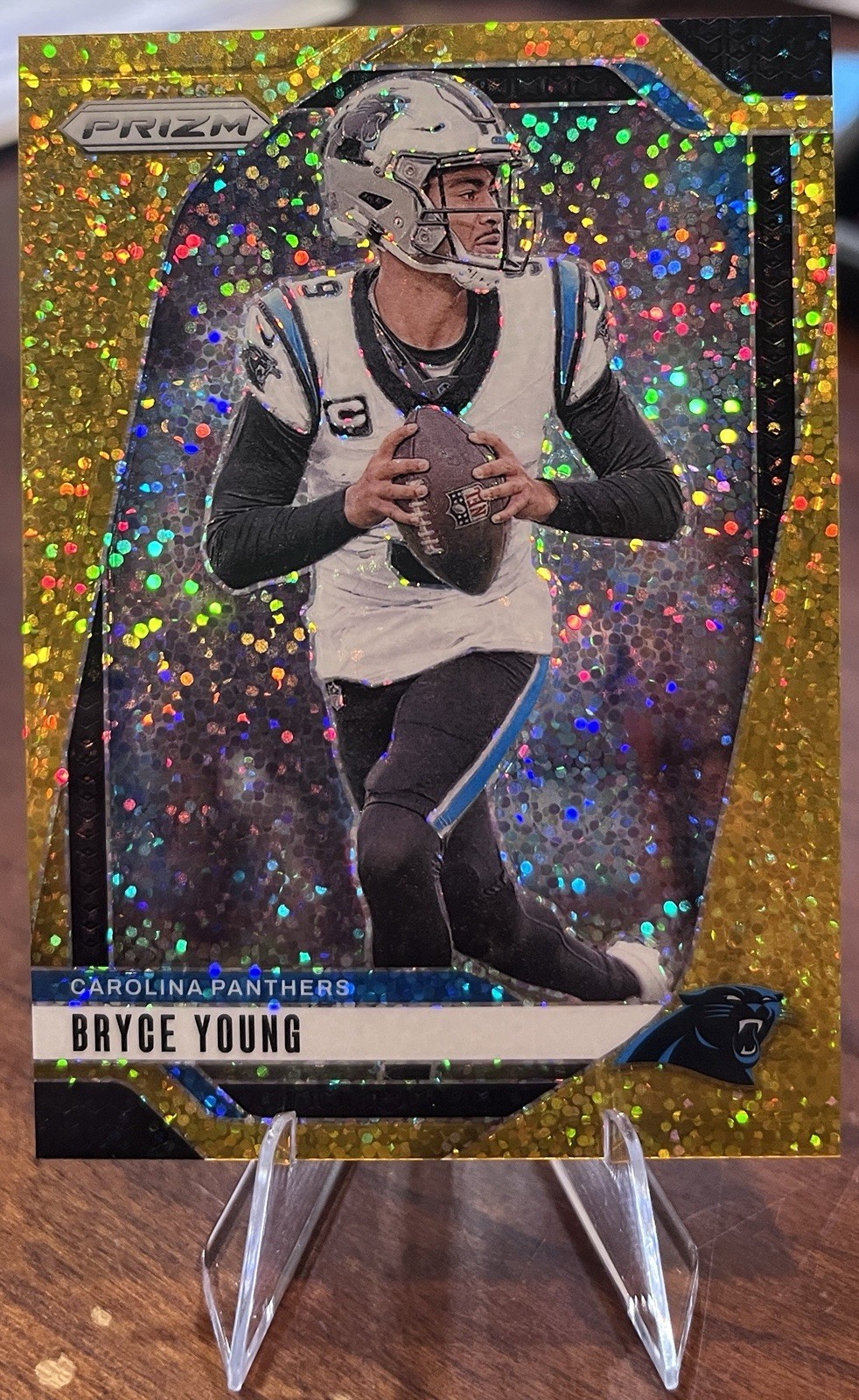 2024 Panini Prizm Bryce Young Gold Sparkle /24 #37 Panthers