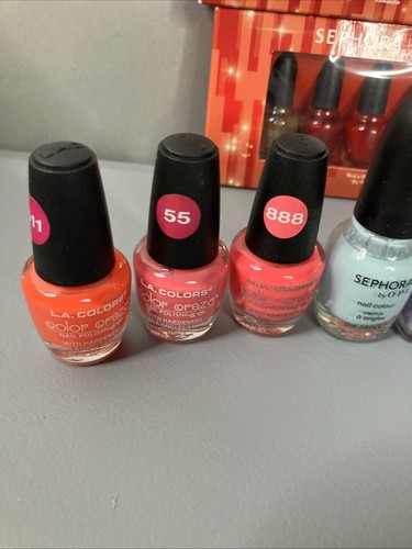 Nail Polish Sephora OPI Essie LA Colors Gel Lot Of 44 Total Bottles - Picture 5 of 13