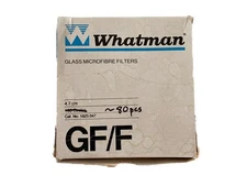 (~80) WHATMAN Grade GF/F Glass Microfiber Filter Paper 47mm Circles 1825-047