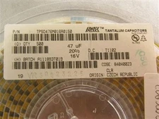 30 AVX TPSD476M016R0150 47uF 16V 20% SMT Tantalum Capacitors Case Code D