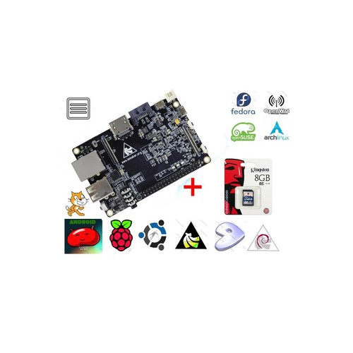 Kit Embedded PC Banana PRO ARM Dual Core 1GHz + MicroSD Card 8GB With OS - 第 1/6 張圖片