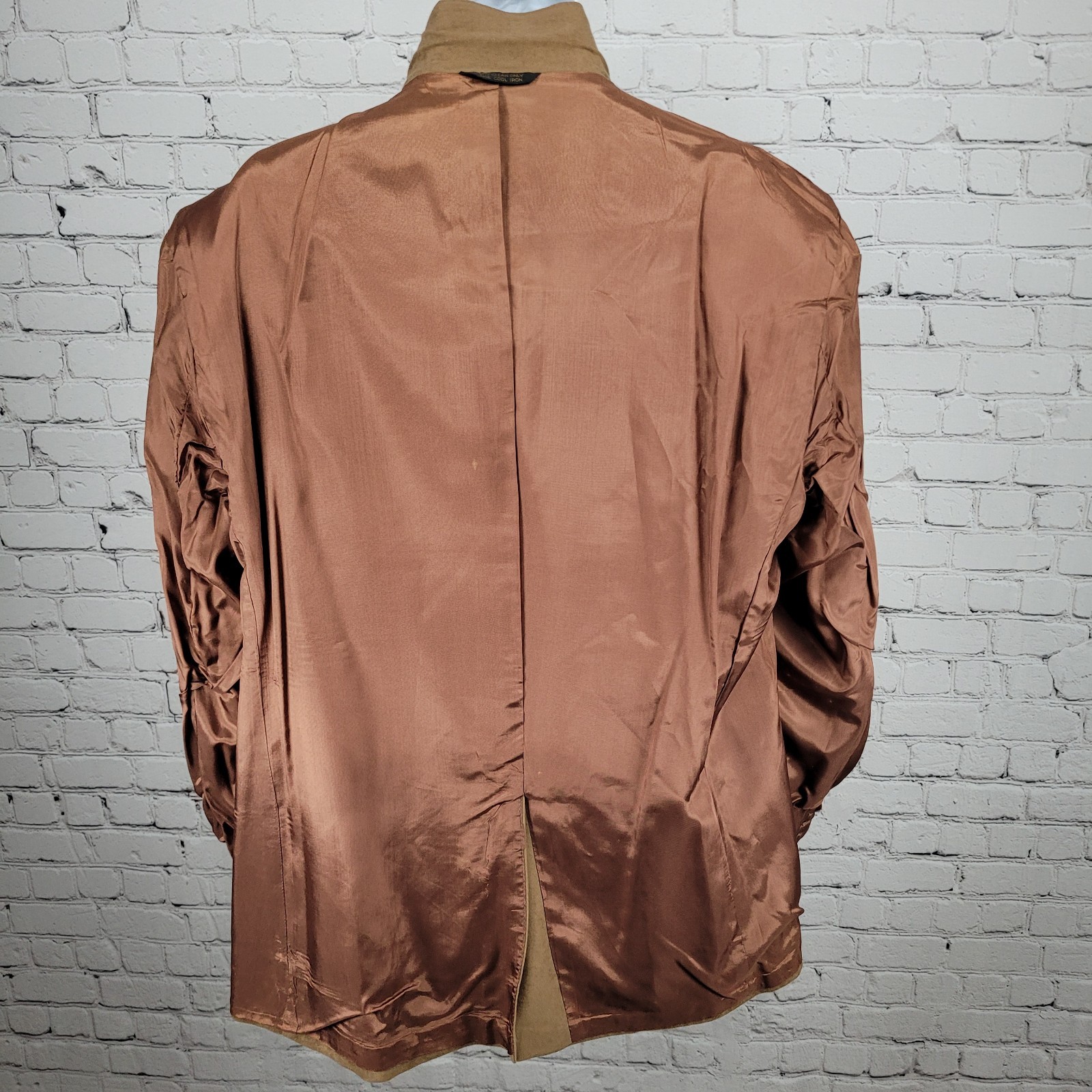 VTG McGregor Brown Microfiber 2 Button Single Ven… - image 6