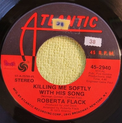 Roberta Flack ''Killing Me Softly With His Song / Just Like A Woman'' VG