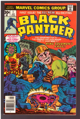 BLACK PANTHER # 1, Marvel 1977, Zust. 0-1 (NM-/VFN+), Jack Kirby, cent copy