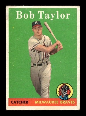 1958 Topps #164 Bob Taylor Braves GD-VG *w8