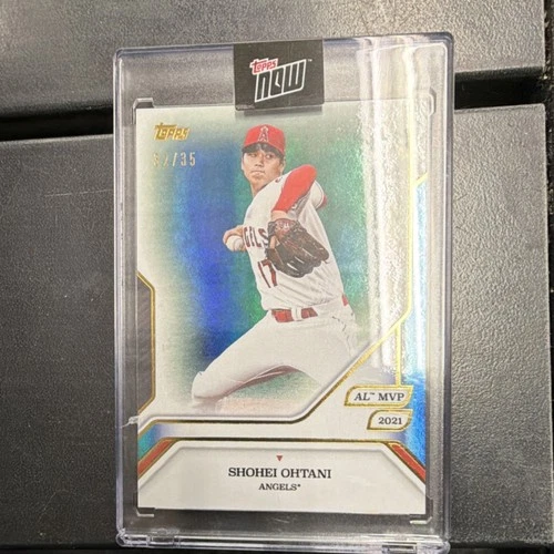 Topps 2021 Now Shohei Ohtani AL MVP Serial Numbered #4/35 Angels Trading Card