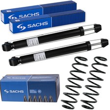 2x SACHS STOSSDÄMPFER+FAHRWERKSFEDER HINTERACHSE passend für AUDI A2 8Z0
