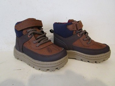 Carters Cyrus Hiking School Ankle Boots Toddler Boys Brown Size 12T