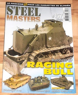 HEFT STEEL MASTERS  N° 157 --  RACING BULL BULLDOZER D7  / TIGER SPIELBERG /...