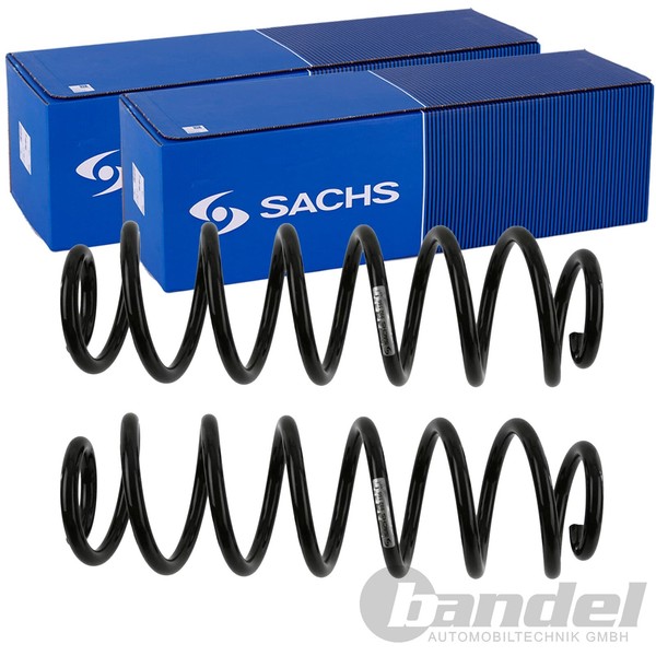 2X Sachs Fahrwerksfedern Satz Hinten Passend FÜR Seat Arona Skoda Kamiq VW-image