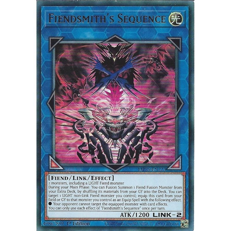 MP25-EN223 Fiendsmith's Sequence : Ultra Rare Card : 1st Edition : YuGiOh TCG