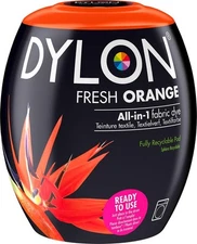 Dylon Washing Machine Fabric Dye Pod, Fresh Orange