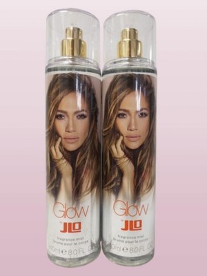 JENNIFER LOPEZ GLOW BY JLO FRAGRANCE MIST 8 OZ LOT OF 2